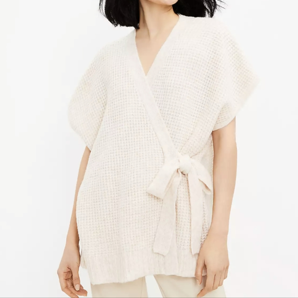 LOFT Spacedye Belted Wrap